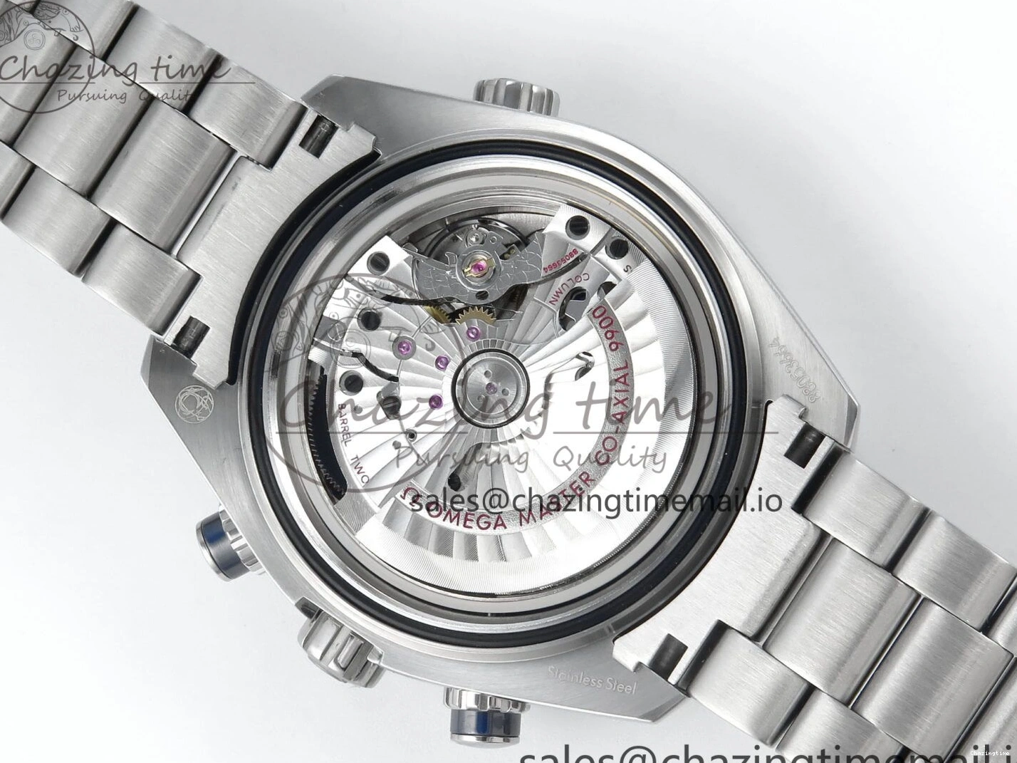 0501 Planet Ocean Master Chronometer 600M 45.5mm SS SCF 1:1 Best Edition Blue Bezel Blue Dial on SS Bracelet A9900 Super Clone Lightweight 7676